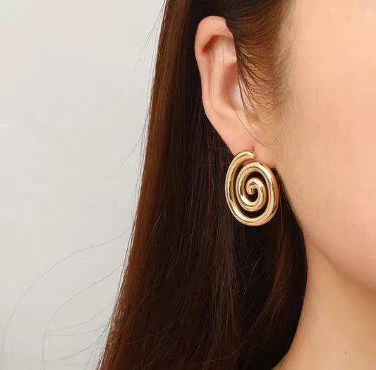 Liora Spiral Earrings