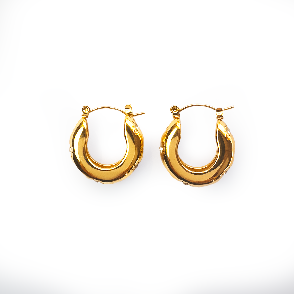 Luna Crystal Hoops