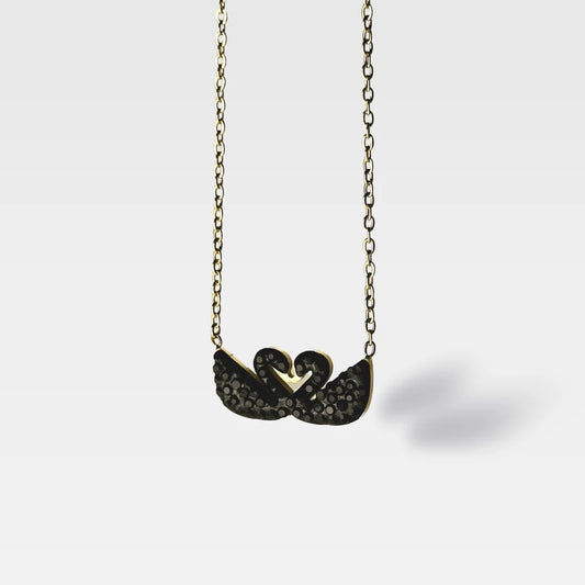 Noir Swan Necklace